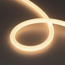 Лента светодиодная герметичная MOONLIGHT-TOP-A336-D18mm 24V Warm3000 360deg (14.4 W/m, IP65, 2835, 5m, wire x1) (Arlight, Вывод прямой, 3 года)