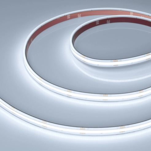 Лента светодиодная герметичная COB-PS-X420-12mm 24V White6000 (4.8 W/m, IP67, 15m) (Arlight, 5 лет)