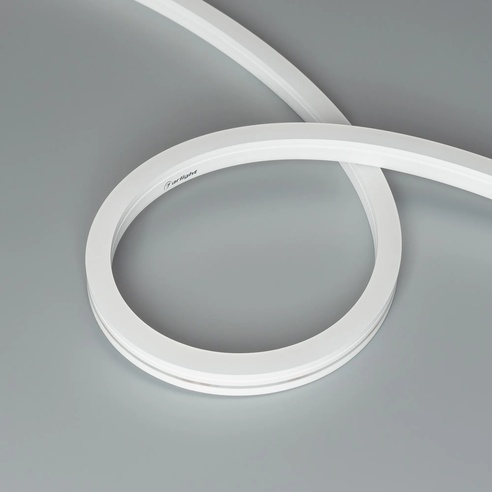 Лента светодиодная герметичная MOONLIGHT-SIDE-A140-12x17mm 24V Warm2700 (9.6 W/m, IP67, 5m, wire x2) (Arlight, Вывод боковой, 3 года)