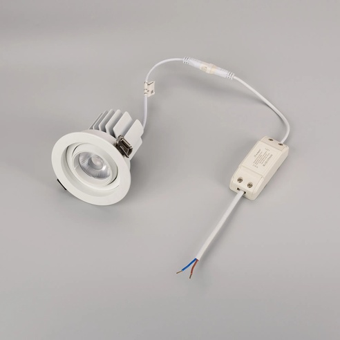Светильник MS-VORTEX-BUILT-R90-12W Warm3000 (WH-WH, 40 deg, 230V) (Arlight, IP20 Металл, 5 лет)