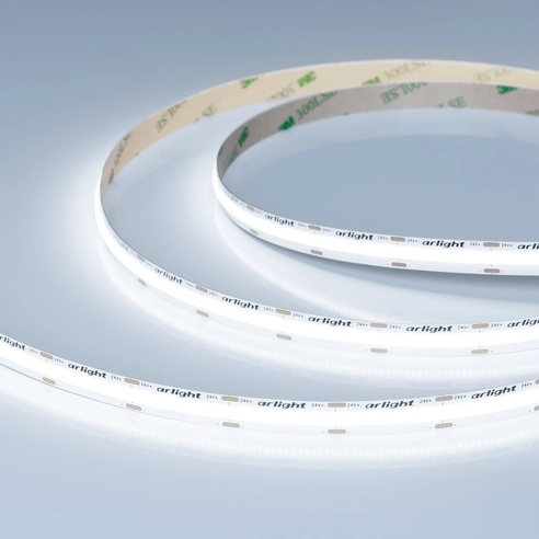 Лента COB-X576-10mm 24V White6000 (15 W/m, IP20, 5m) (Arlight, высок.эфф.150 лм/Вт)