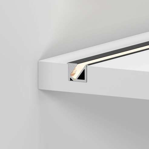 Профиль SL-BEVEL-H10-F14-2000 ANOD BLACK (Arlight, Алюминий)