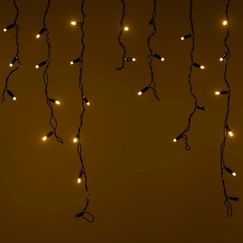 Светодиодная гирлянда ARD-EDGE-CLASSIC-2400x600-BLACK-88LED-FLASH Warm/Warm (230V, 6W) (Ardecoled, IP65)