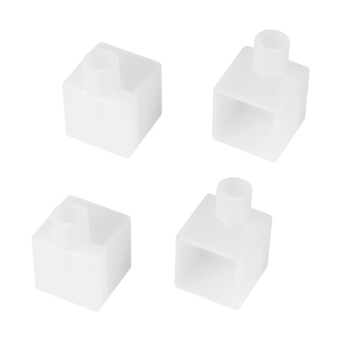 Заглушка WPH-FLEX-1616-90 WHITE с отверстием  (Arlight, Пластик)