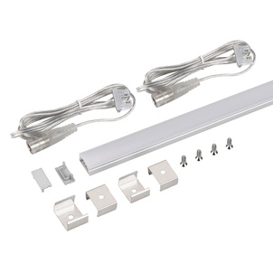 Набор для светодиодной подсветки ARL-KIT-SLIM-FC 24V Warm3000 (14,4 W/m, IP20, 2m) (Arlight, Алюминий+пластик)
