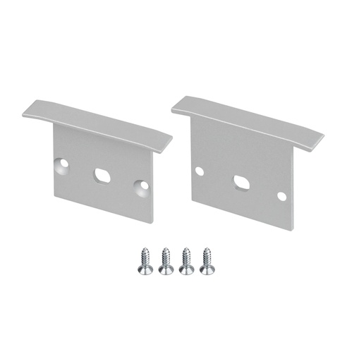 Заглушка LINIA25-F с отверстием (Arlight, Алюминий)