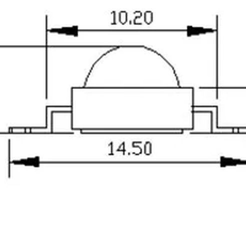 Мощный светодиод ARPL-3W-EPL40 Blue (Arlight, Emitter)