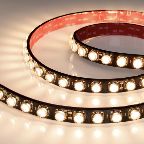 Лента светодиодная герметичная FLT-PS-A42-BLACK-23mm 24V Warm3000 (21 W/m, IP67, 30deg, 5m) (Arlight, -)