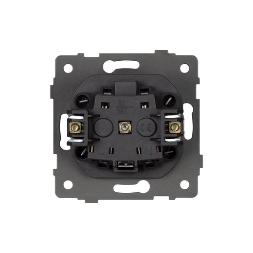 Механизм розетки влагозащищённый SCT-MCP-PL-WH-V (250V, 16A) (Arlight, -)