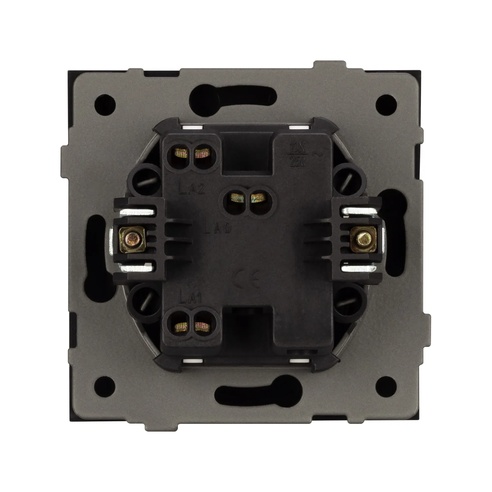Механизм выключателя одноклавишный проходной SWT-TENDO-MKP1-PL-GR (230V, 10A) (Arlight, -)