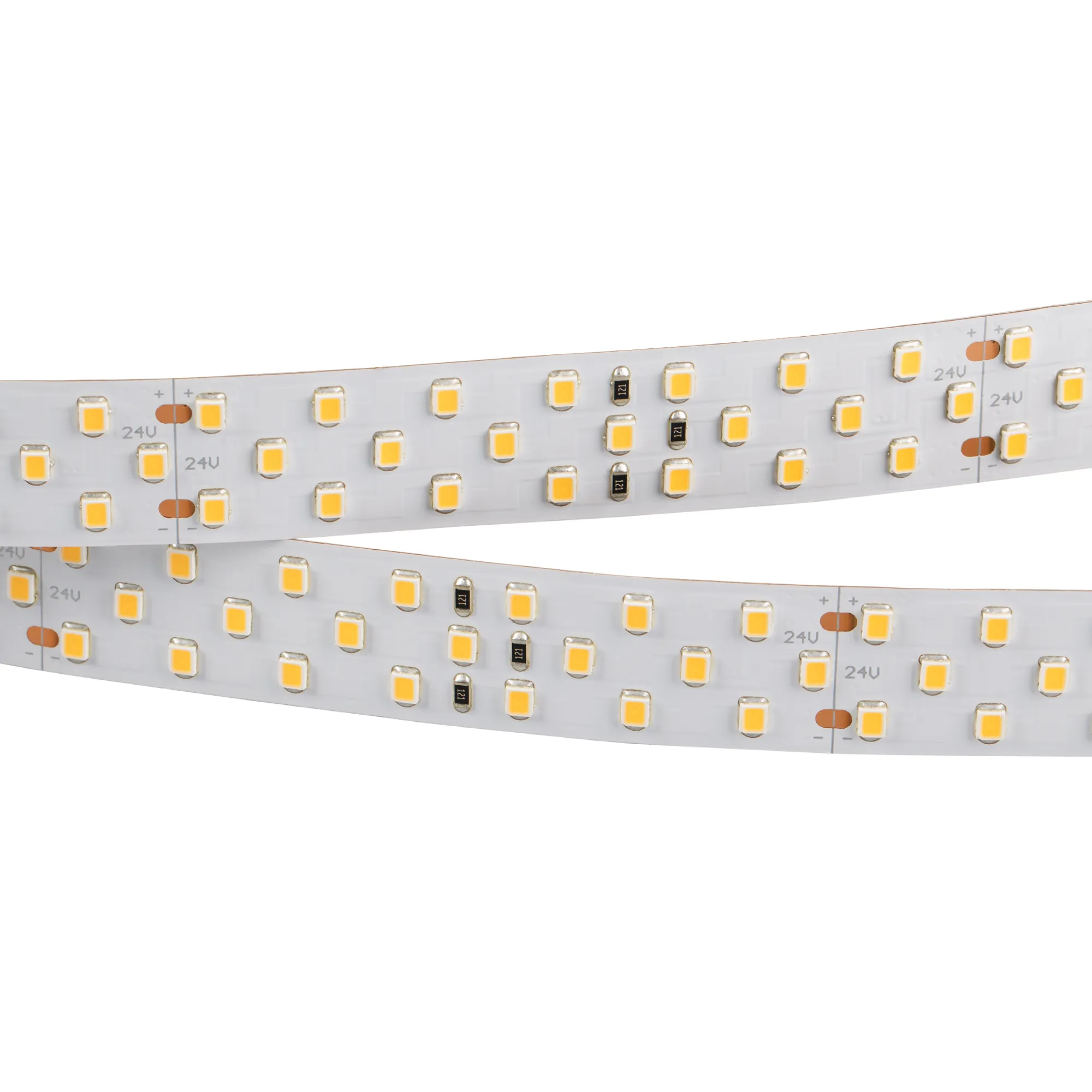 Лента светодиодная RT 2-5000 24V White6000 3x2 (2835, 1260 LED, LUX) (Arlight, 27 Вт/м, IP20) - изображение товара