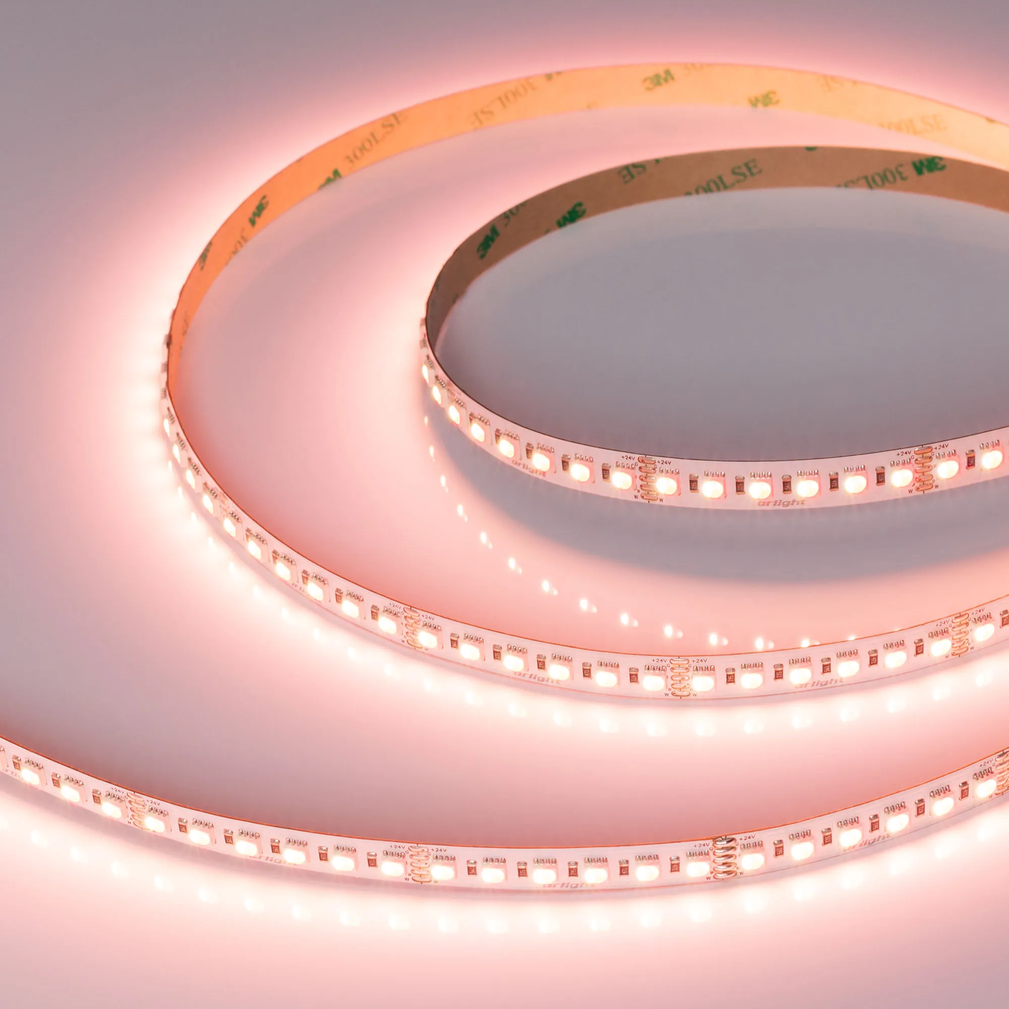 Лента светодиодная RT-H120-10mm 24V RGBW-Day-4-in-1 (25 W/m, IP20, 4040, 5m) (Arlight, Открытый) - изображение товара