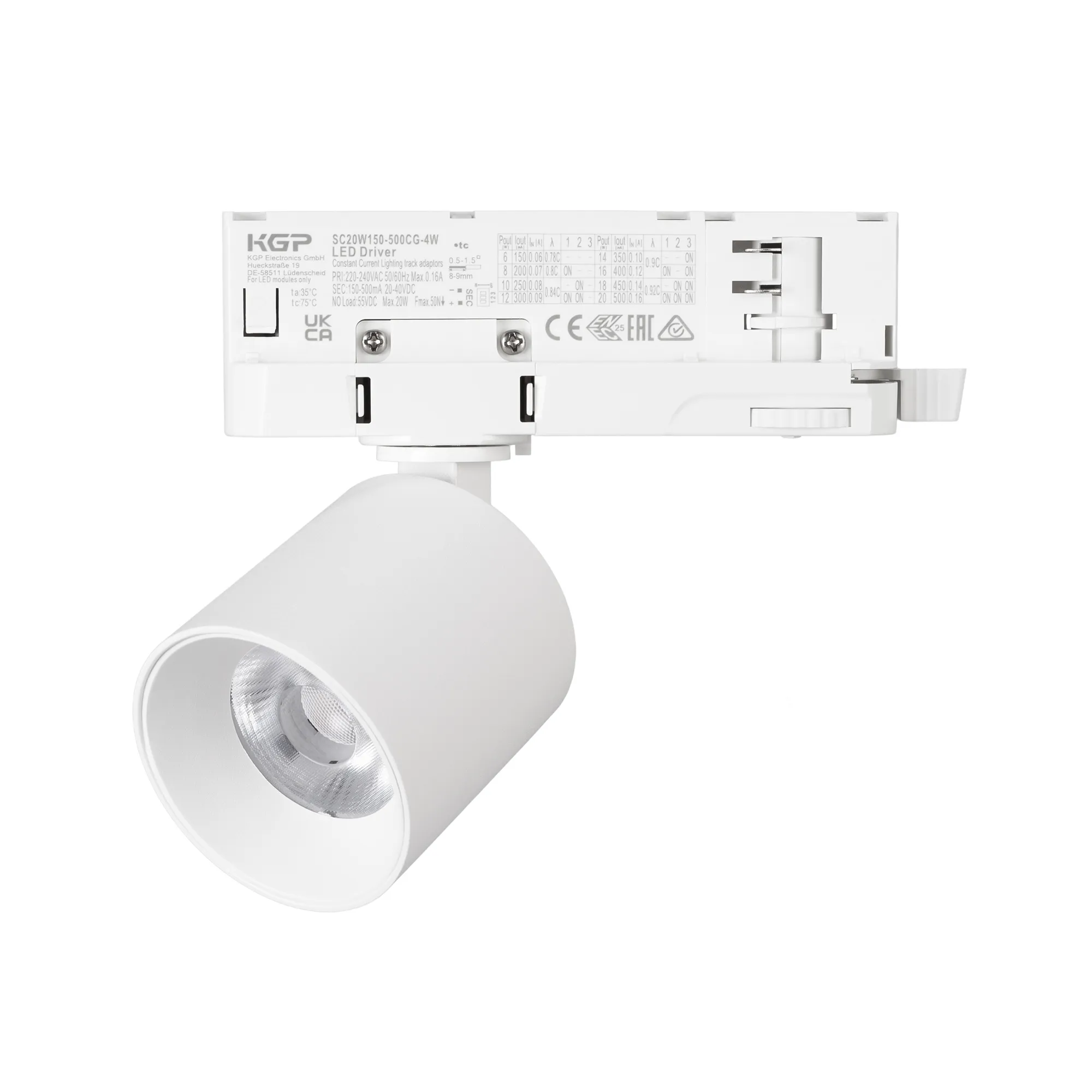 Светильник LGD-DYKE-4TR-R60-8W Warm3000 (WH, 38 deg, 230V, DALI) (Arlight, IP20 Металл, 5 лет)