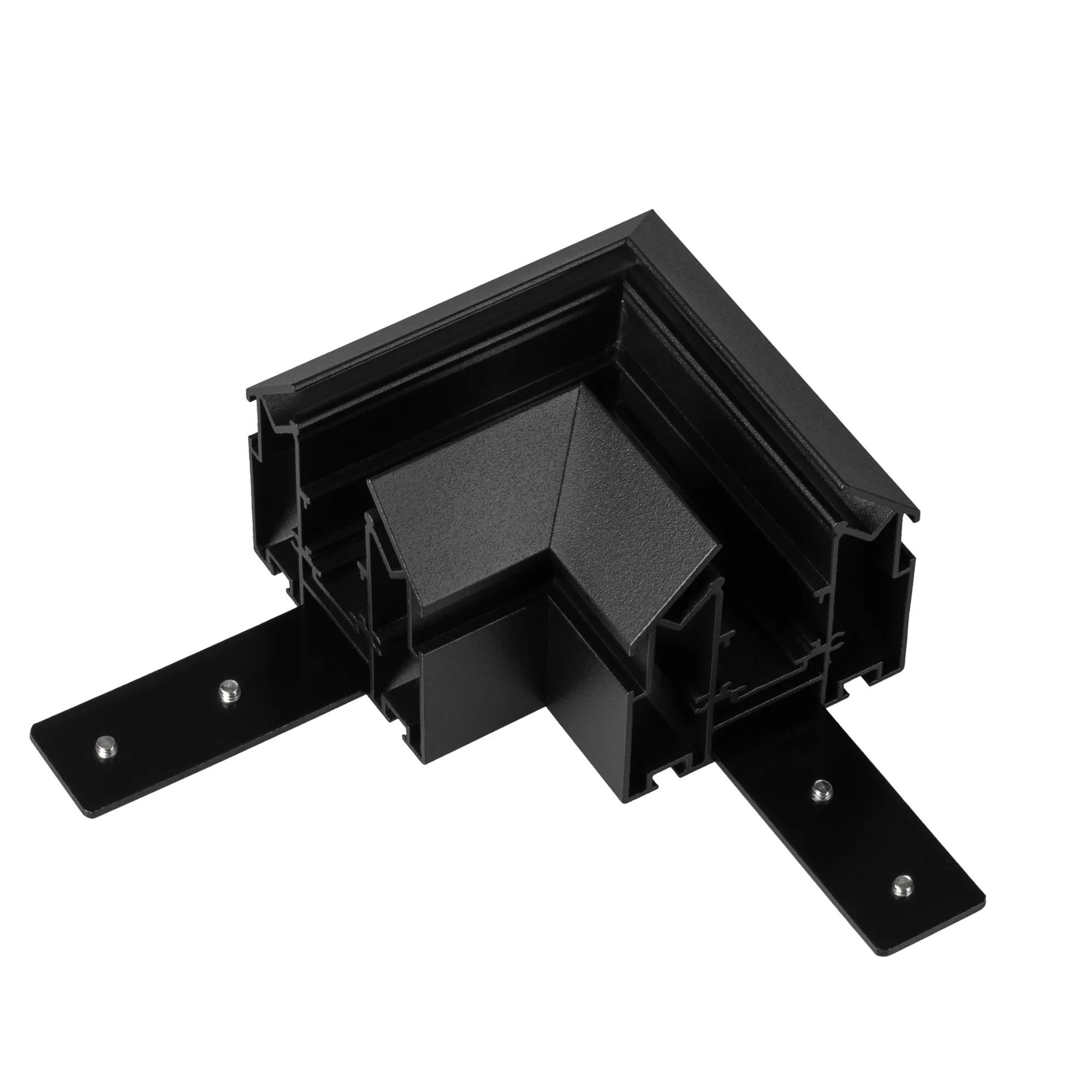 Коннектор угловой MAG-ORIENT-CON-2653-STR-G-L90 (BK) (Arlight, IP20 Металл, 3 года) - изображение товара