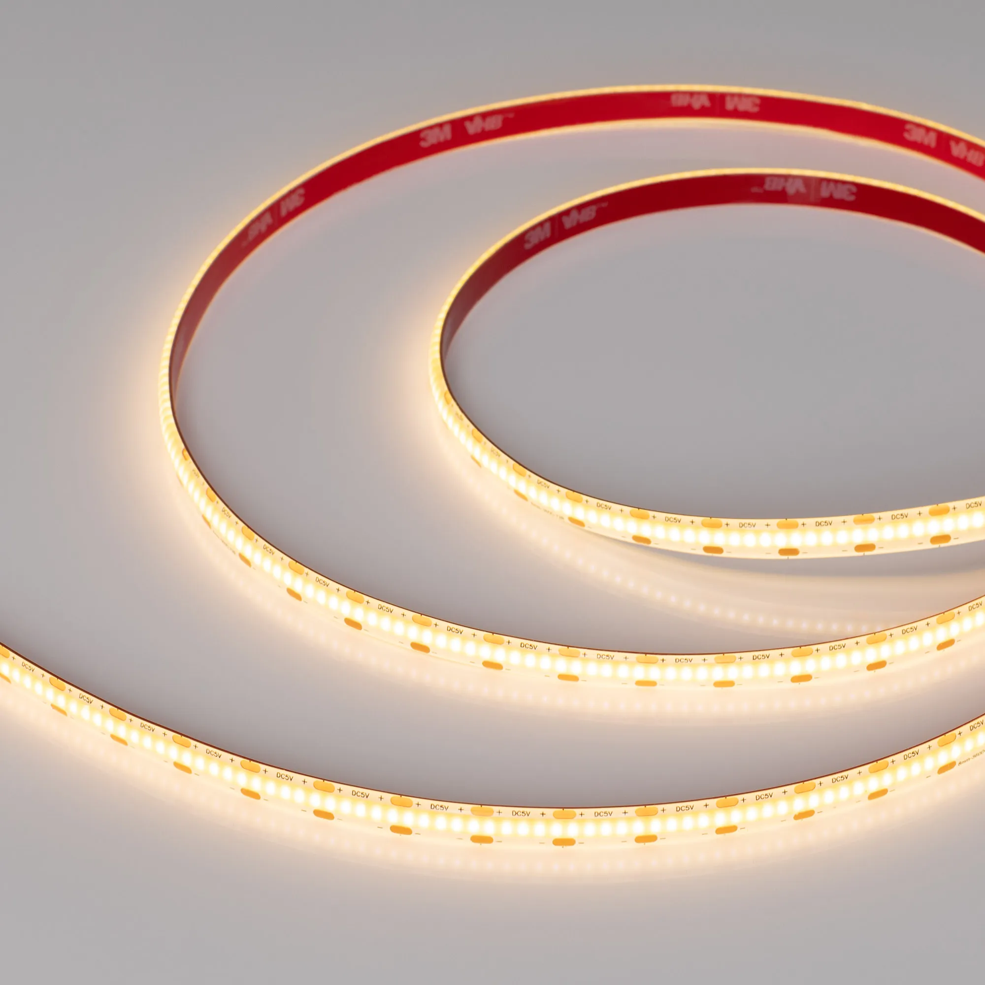 Лента светодиодная герметичная COB-SE-X360-8mm 5V Warm2700 (5 W/m, IP65, CSP, 5m) (Arlight, -) - изображение товара