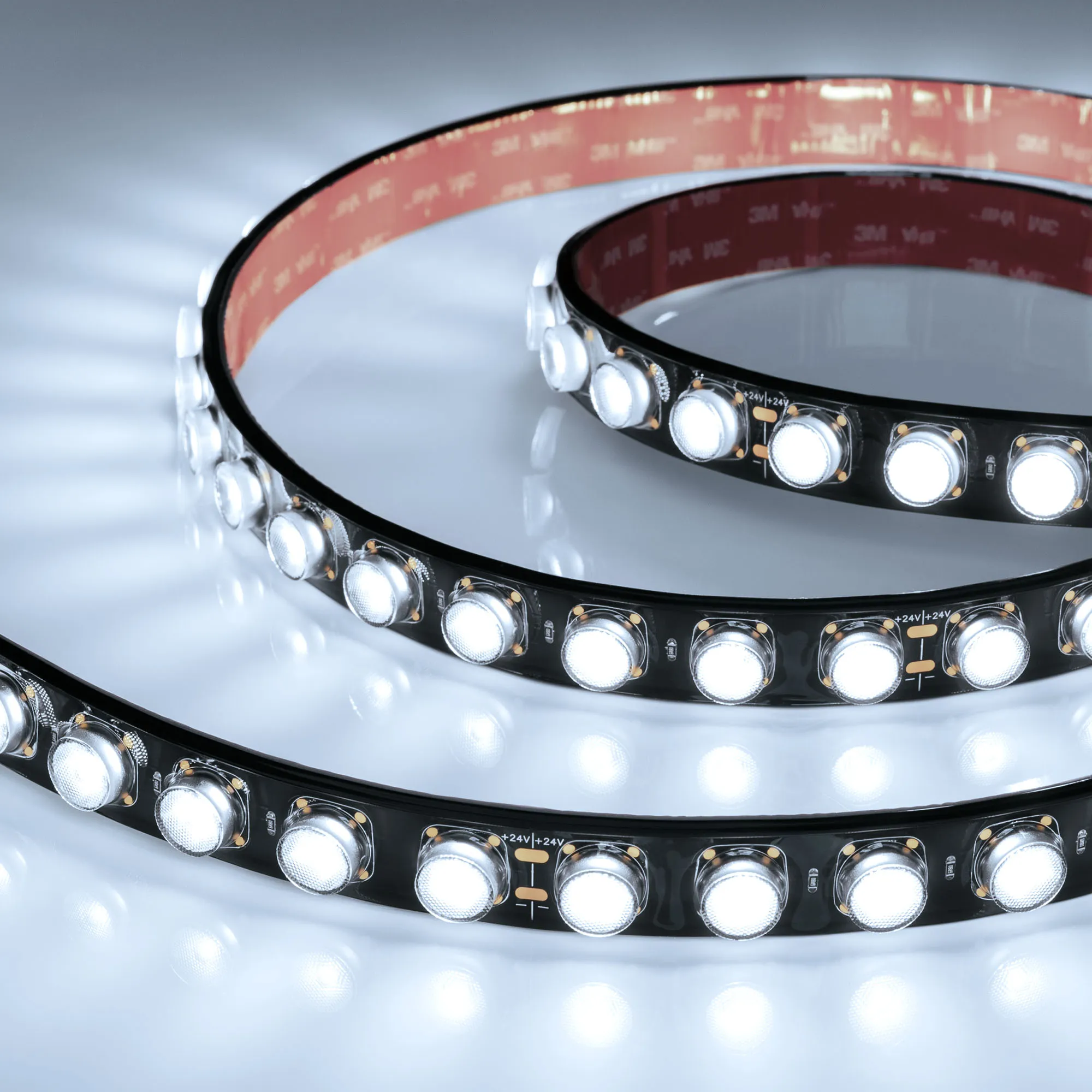 Лента светодиодная герметичная FLT-PS-A42-BLACK-23mm 24V White6000 (21 W/m, IP67, 30deg, 5m) (Arlight, -) - изображение товара