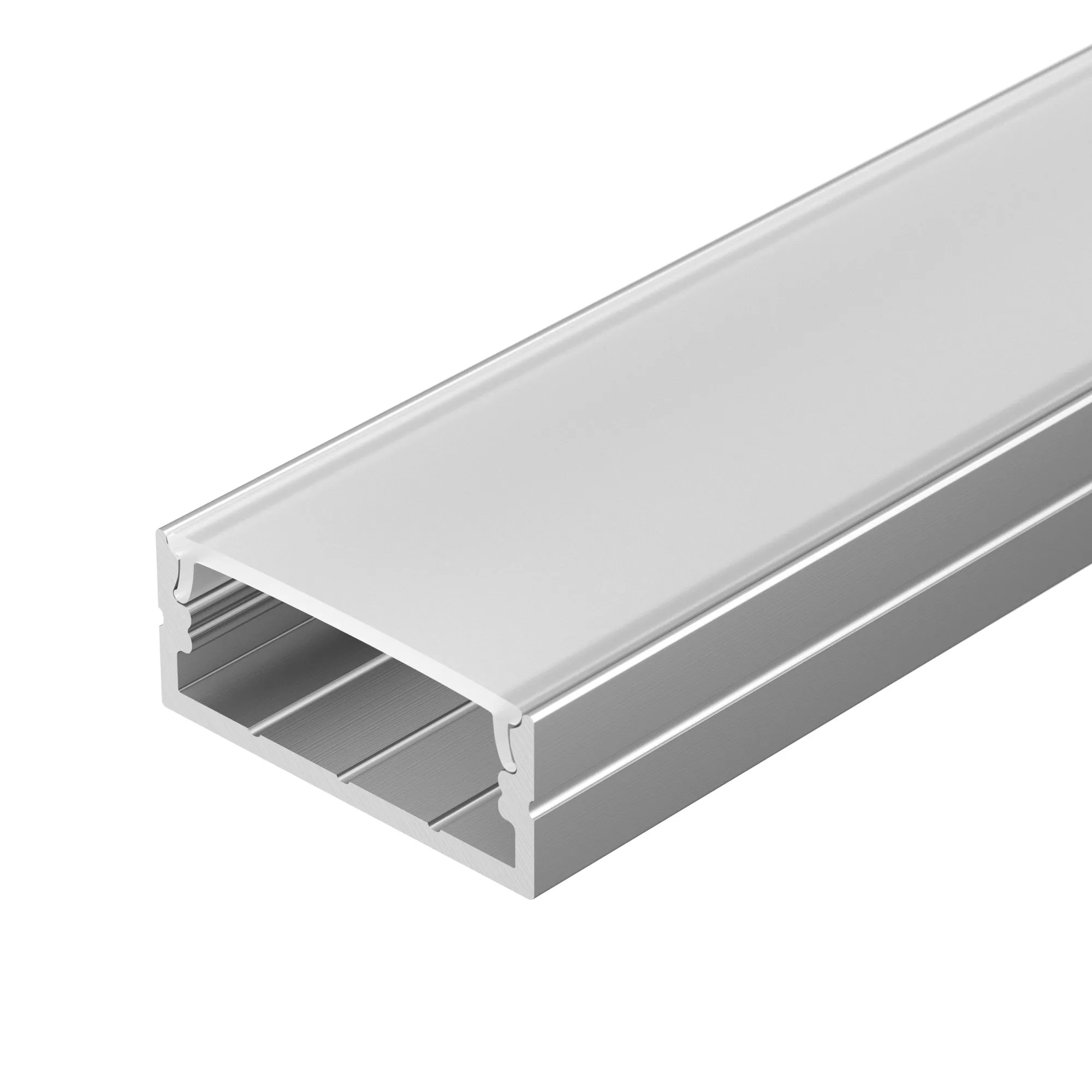 Профиль с экраном ARH-WIDE-H10-2000 ANOD+OPAL (Arlight, Алюминий) - изображение товара