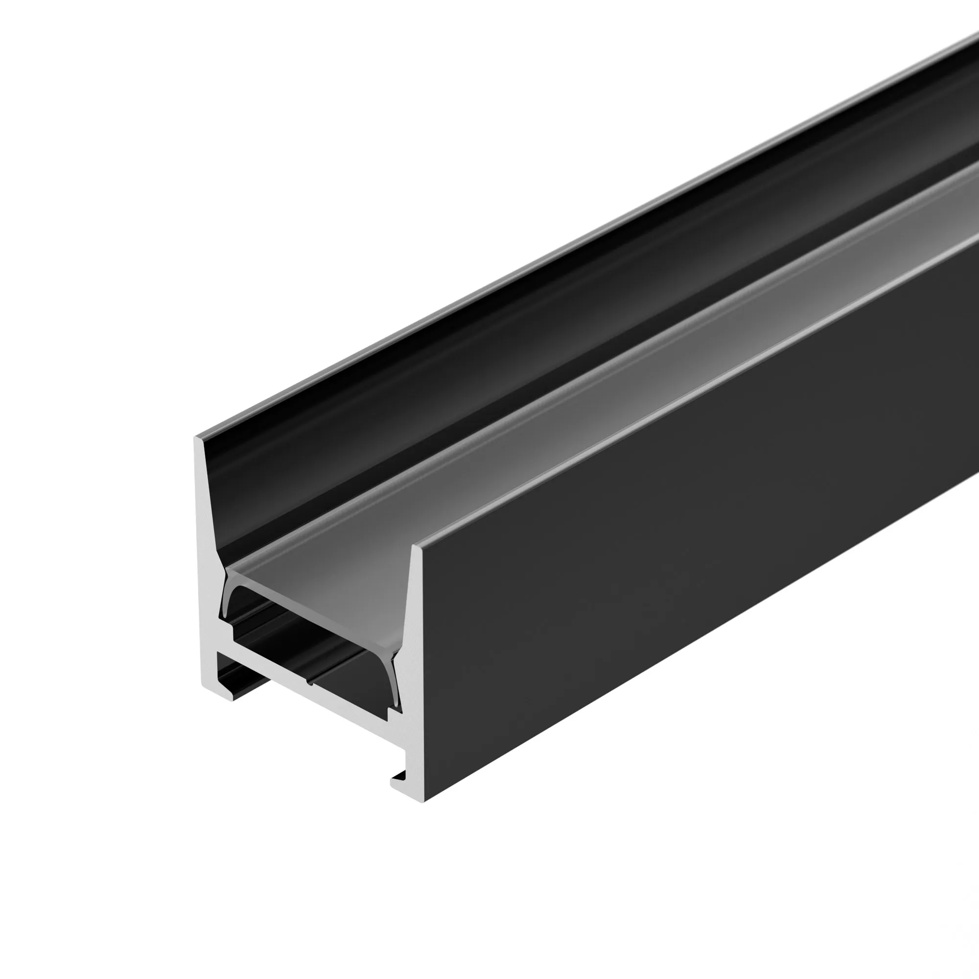 Профиль MIC-H-COMFY-2000 ANOD BLACK (Arlight, Алюминий) - изображение товара