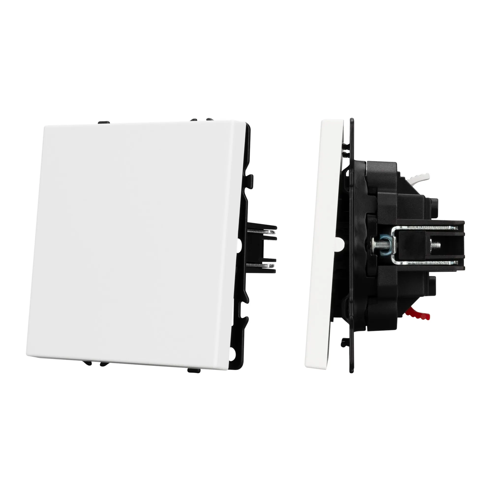 Механизм звонкового выключателя SWT-NOBE-MKR1-SFPL-WH (230V, 10A) (Arlight, Белый кварц)