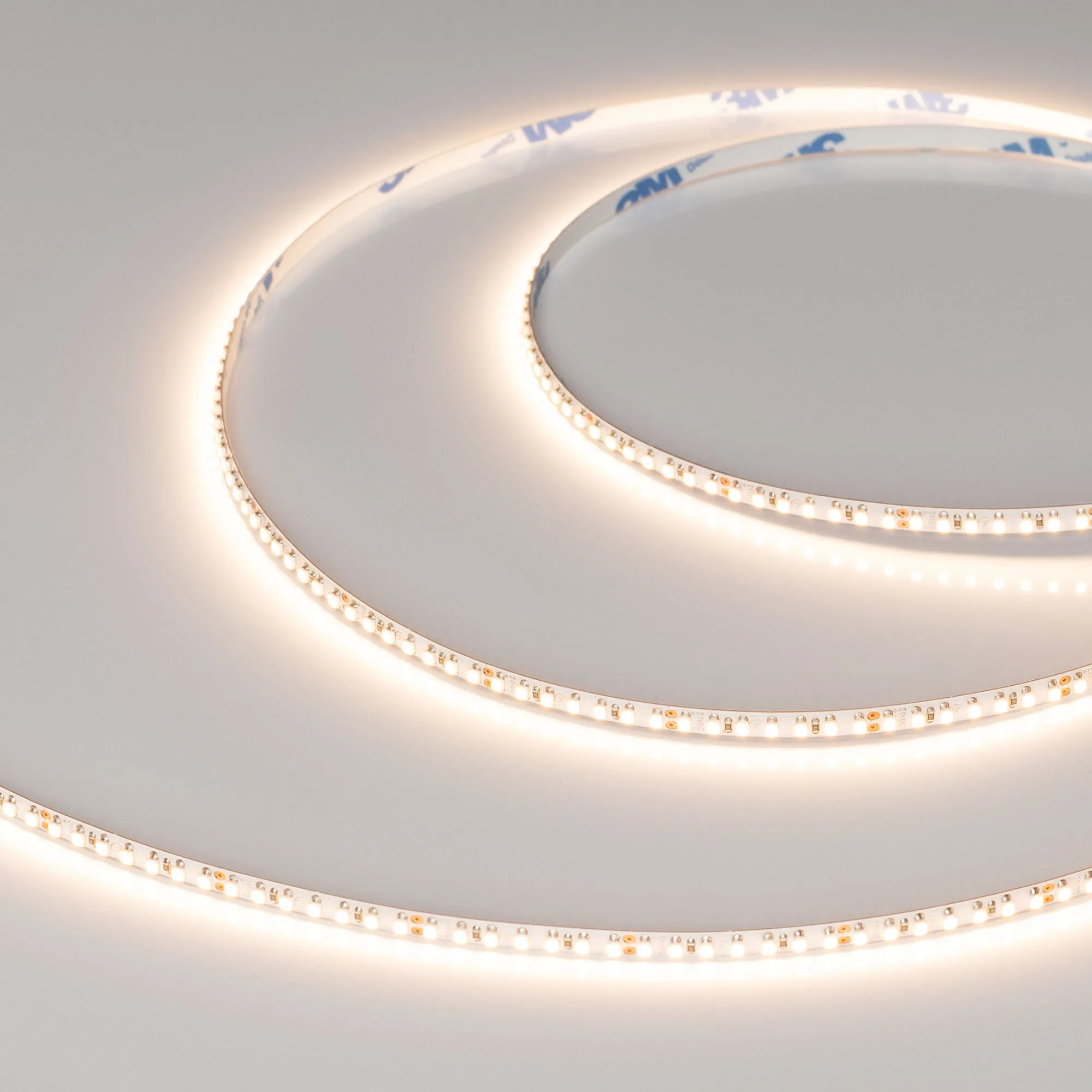 Лента светодиодная MICROLED-M266-4mm 24V Warm3500 (12 W/m, IP20, 2216, 5m) (Arlight, узкая) - изображение товара