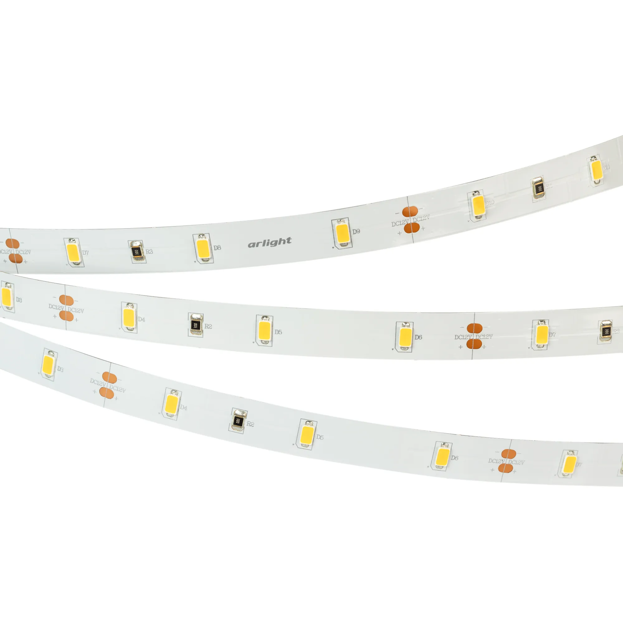 Лента светодиодная ULTRA-5000 12V Warm2700 (5630, 150 LED, LUX) (Arlight, 12 Вт/м, IP20)